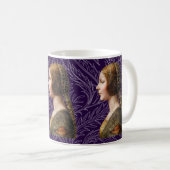 Leonardo da Vinci Portrait La Bella Principessa Kaffeetasse (VorderseiteRechts)