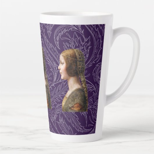 Leonardo da Vinci Portrait La Bella Principessa Milchtasse (Rechts)
