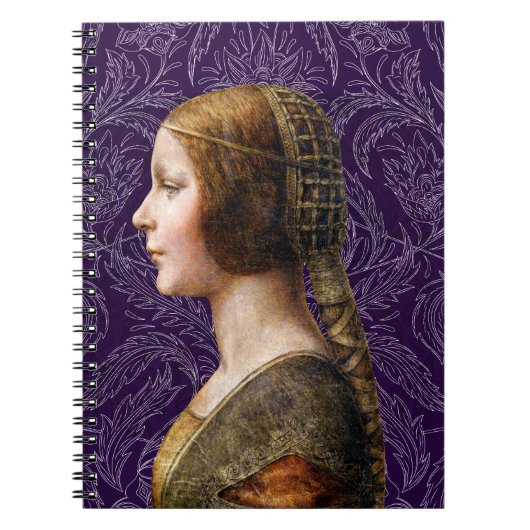 Leonardo da Vinci Portrait La Bella Principessa Notizblock (Vorderseite)