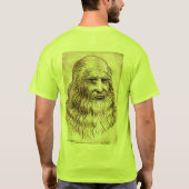Leonardo da Vinci Portrait T - Shirt (Rückseite)