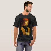 Leonardo da Vinci Portrait T-Shirt (Vorne ganz)