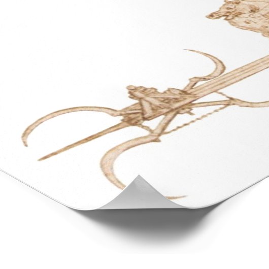 Leonardo da Vinci Poster (Ecke)