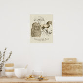 Leonardo da Vinci Poster (Küche)