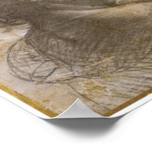 Leonardo da Vinci Poster (Ecke)