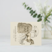 Leonardo da Vinci Postkarte (Stehend Vorderseite)
