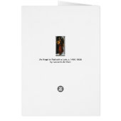 Leonardo da Vinci"s Ein Engel in Rot mit Lute (Hinten)