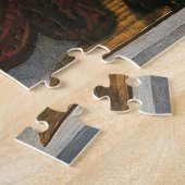 Leonardo da Vinci"s Ein Engel in Rot mit Lute Puzzle (Seite)