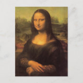 Leonardo Da Vinci’s Mona Lisa Postkarte (Vorderseite)
