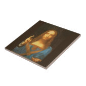 Leonardo da Vinci Salvator Mundi Keramik Tile Fliese (Seite)