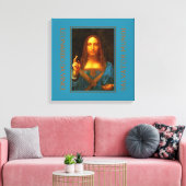 LEONARDO DA VINCI SALVATOR MUNDI LEINWANDDRUCK (Insitu (Wohnzimmer))