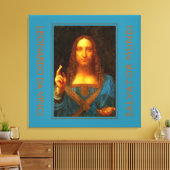 LEONARDO DA VINCI SALVATOR MUNDI LEINWANDDRUCK (Insitu (Wohnzimmer))
