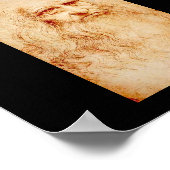 Leonardo Da Vinci Selbstporträt ca. 1510-1515 Poster (Ecke)