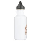 Leonardo da Vinci Skull Anatomie Kunst Edelstahlflasche (Links)