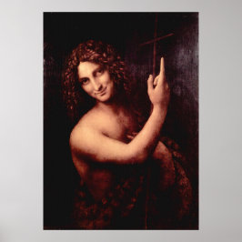 Leonardo Da Vinci St. John the Baptist Poster