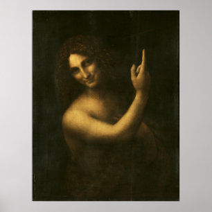 Leonardo da Vinci St. John the Baptist Poster