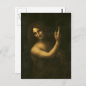 Leonardo da Vinci St. John the Baptist Postkarte (Vorne/Hinten)
