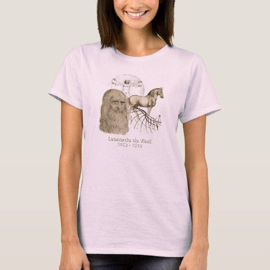 Leonardo da Vinci T-Shirt (Vorderseite)