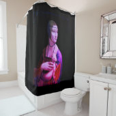 Leonardo da Vinci – The Lady with an Ermine Duschvorhang (Beispiel)