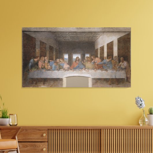 Leonardo da Vinci – The Last Supper Leinwanddruck (Insitu (Wohnzimmer))
