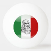 Leonardo da Vinci Tischtennisball (Rückseite)