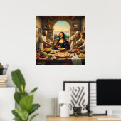 Leonardo Da Vinci unterhält einige Freunde Poster (Heimbüro)