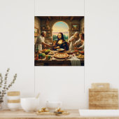 Leonardo Da Vinci unterhält einige Freunde Poster (Küche)