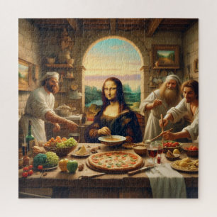 Leonardo Da Vinci unterhält einige Freunde Puzzle