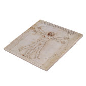 LEONARDO DA VINCI ... VITRUVIAN MAN ... C 1490 FLIESE (Seite)