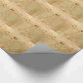 Leonardo da Vinci , Vitruvian Man Geschenkpapier (Ecke)