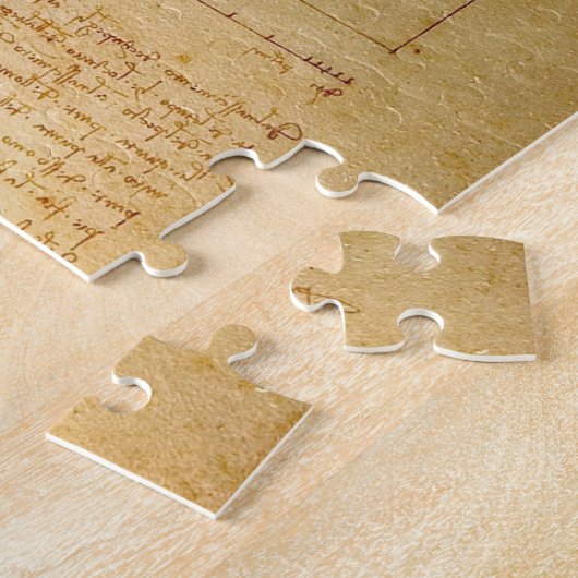 Leonardo Da Vinci, Vitruvian Man, Goldener Schnitt Puzzle (Seite)