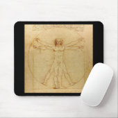 Leonardo da Vinci , Vitruvian Man Mousepad (Mit Mouse)