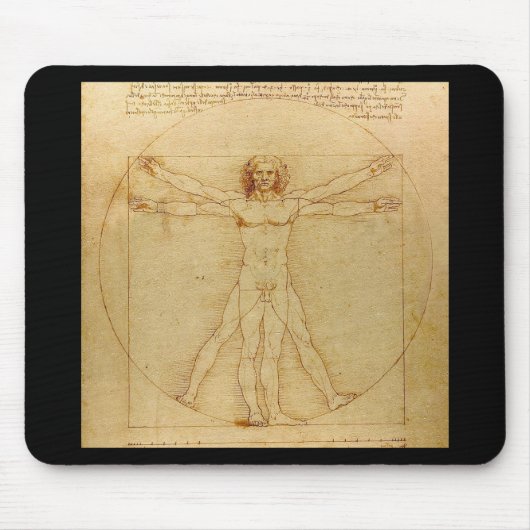Leonardo da Vinci , Vitruvian Man Mousepad (Vorne)