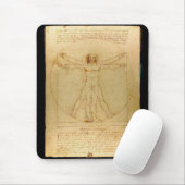 Leonardo da Vinci, Vitruvian Man Mousepad (Mit Mouse)