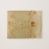 Leonardo da Vinci , Vitruvian Man Puzzle (Horizontal)
