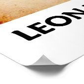 Leonardo da Vinci Wahrheit kann nicht versteckt we Poster (Ecke)