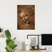 Leonardo Da Vinci Young Woman Poster (Heimbüro)