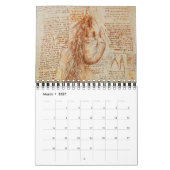 LEONARDO DA VINCI Zeichnungen 2015 Kalender (Mär 2027)