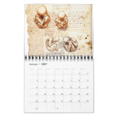 LEONARDO DA VINCI Zeichnungen 2015 Kalender (Jan 2027)