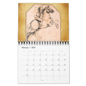 LEONARDO DA VINCI Zeichnungen 2015 Kalender (Feb 2027)