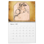 LEONARDO DA VINCI Zeichnungen 2017 Kalender (Feb 2027)