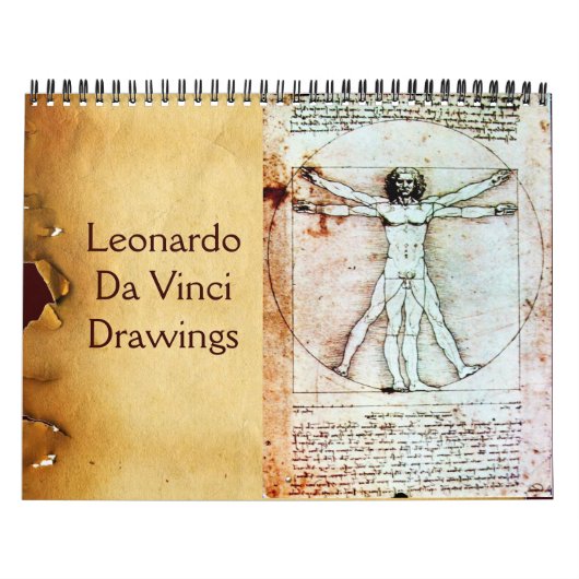 LEONARDO DA VINCI Zeichnungen 2017 Kalender (Titelbild)