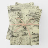 Leonardo da Vincis Anatomie der menschlichen Hand Geschenkpapier Set (Beispiel)