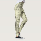 Leonardo da Vincis Anatomie der menschlichen Hand Leggings (Rechts)