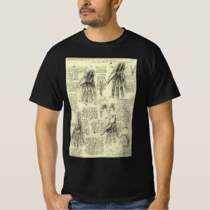 Leonardo da Vincis Anatomie der menschlichen Hand T-Shirt