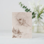 Leonardo da Vincis Apostel Jacobus Burg Postkarte (Stehend Vorderseite)