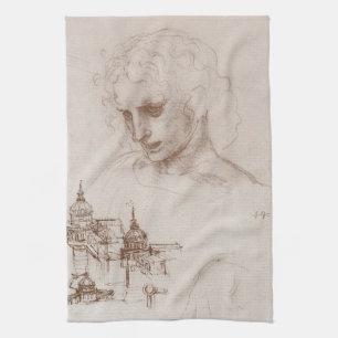 Leonardo da Vincis Apostel Jacobus Sforza-Schloss Geschirrtuch