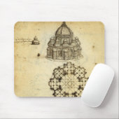 Leonardo da Vincis Architektonische Kathedrale Stu Mousepad (Mit Mouse)