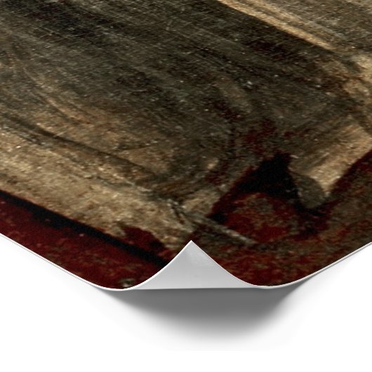 Leonardo da Vincis Bewunderung der Magi Poster (Ecke)