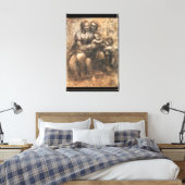 Leonardo da Vincis Cartoon Leonardo (1499-1500) Leinwanddruck (Insitu (Schlafzimmer))