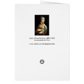 Leonardo da Vincis Dame mit dem Hermelin (Hinten)